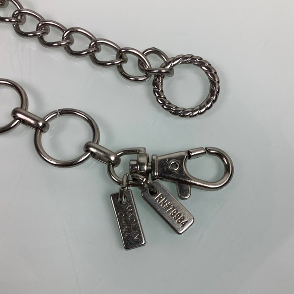 Chico’s Silver Chain Geometric Links Belt Size OSFA Small/X Large EUC main image 12